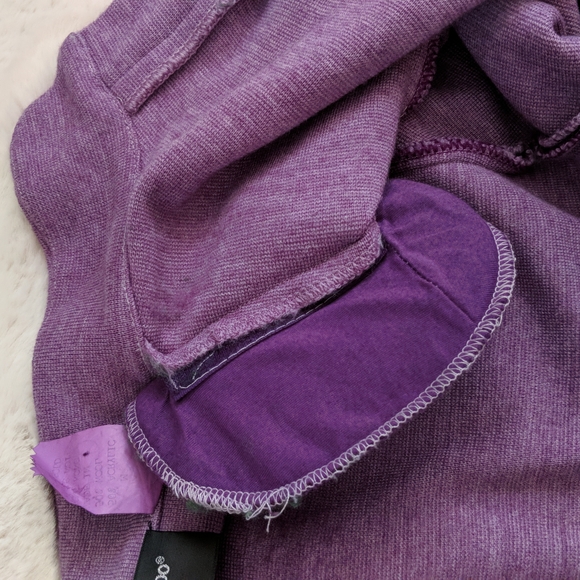 Colette Mordo Wool Blend Zip Up Purple Cardigan.  Size M. - Picture 5 of 13